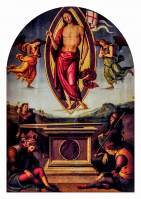 Pietro Perugino, Zmartwychwstanie reprodukcja