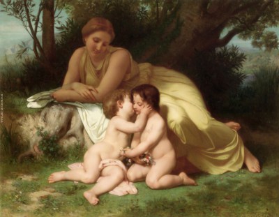 William-Adolphe Bouguereau, Kobieta i dzieci - reprodukcja