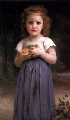 William Bouguereau – Dziewczynka z jabłkami – reprodukcja olejna