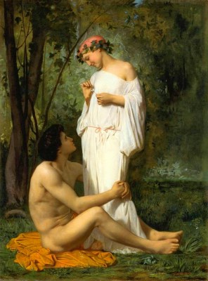 William-Adolphe Bouguereau - obraz Idylla