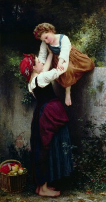 William Adolphe Bouguereau – Mała złodziejka owoców – reprodukcje