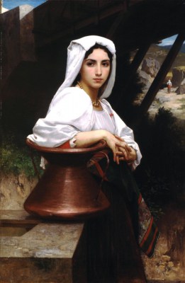 William Adolphe Bouguereau – Młoda Włoszka przy studni – reprodukcja