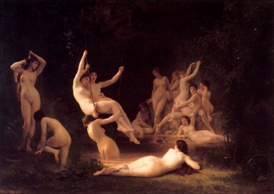 Obraz Nimfy - William-Adolphe Bouguereau - olej na płótnie