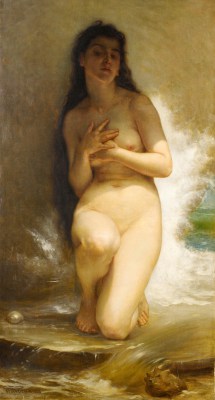 Dziewczyna z perłą - obraz Williama Bouguereau - reprodukcja