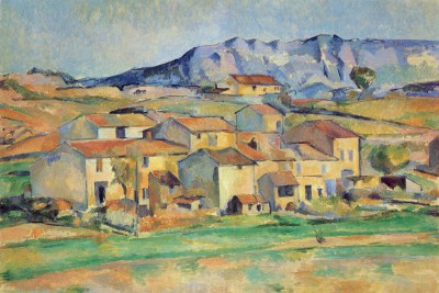 Paul Cézanne – Góra Sainte-Victoire, 1890 – reprodukcja