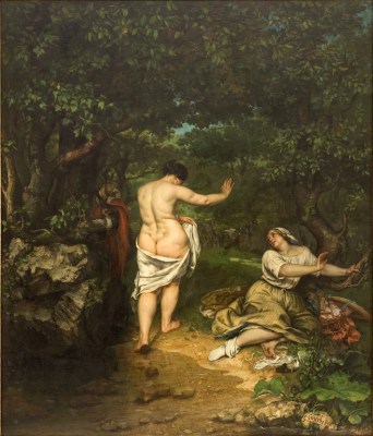 Gustave Courbet Kąpiące się reprodukcja