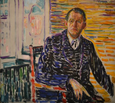 Edvard Munch – Autoportret w klinice – reprodukcja