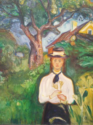 Edvard Munch – Dziewczyna pod jabłonią – reprodukcja