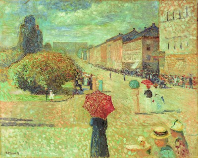Edvard Munch – Wiosna na ulicy Karla Johana – reprodukcja
