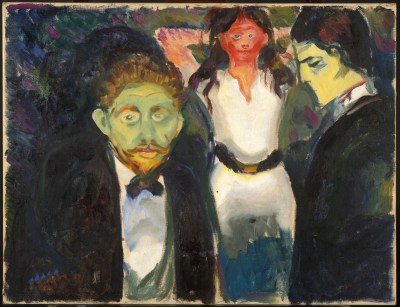 Edvard Munch – Zazdrość, 1907 – reprodukcja