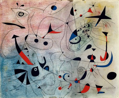 Obrazy abstrakcyjne znanych malarzy: Joan Miró