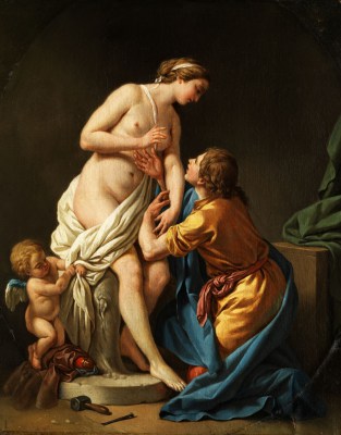 Obrazy do salonu klasycznego - Pigmalion i Galatea