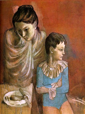 Picasso – Zmartwiona matka z dzieckiem – reprodukcja