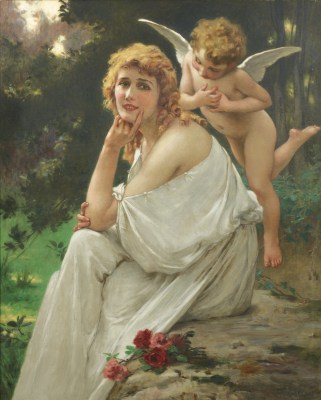 Guillaume Seignac – Mary Pickfort z aniołkiem – reprodukcja