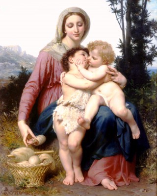 Święta Rodzina obraz - W.A.Bouguereau - reprodukcja